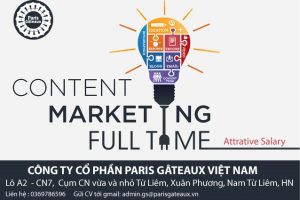 TUYỂN DỤNG CHUYÊN VIÊN CONTENT – MARKETING