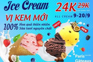 🍨🍨🍨 ICE CREAM – VỊ KEM MỚI từ 100% Hoa Quả Tươi Thiên Nhiên và Sữa Tươi Nguyên Chất.❄❄❄