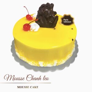 Bánh Gato Mousse chanh leo 8"